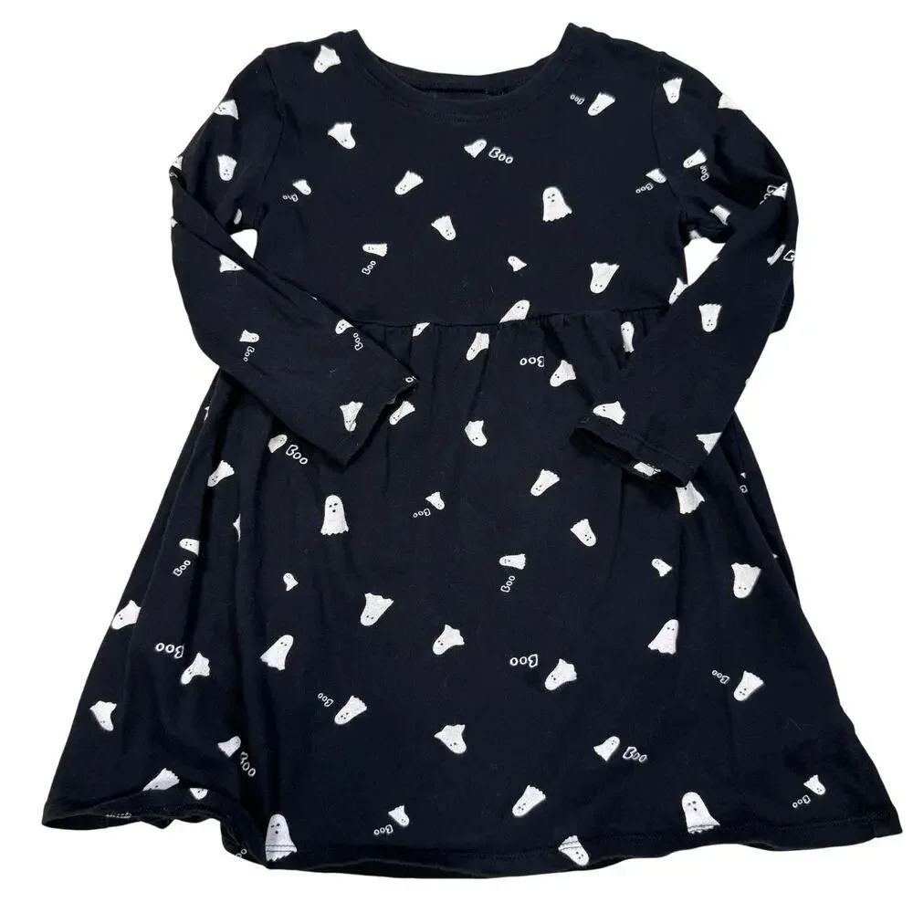 ghost long sleeve dress Space Ghost V-neck Long Sleeve Dress